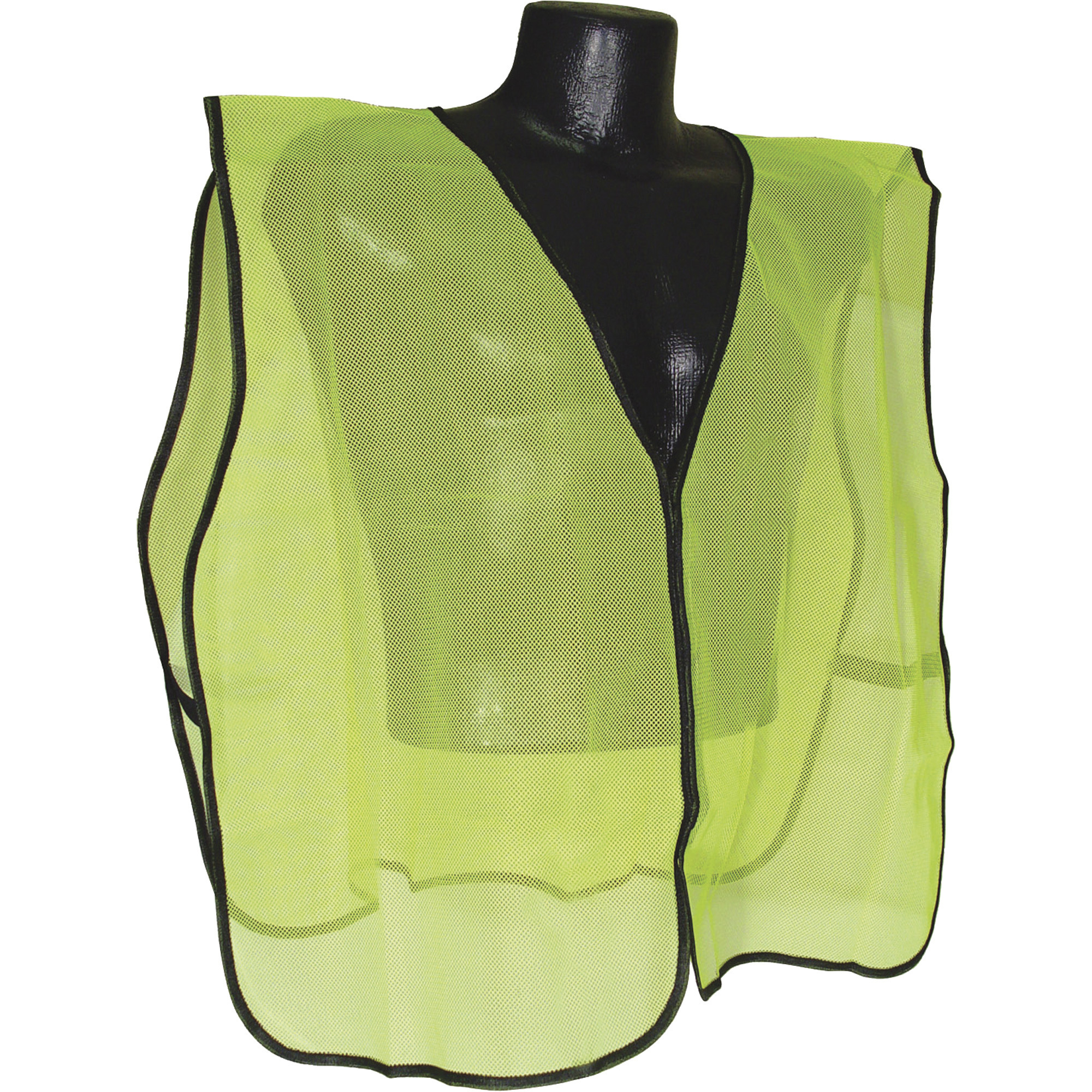 Radians Men's Non-Rated High Visibility Universal Mesh Safety Vest, Lime